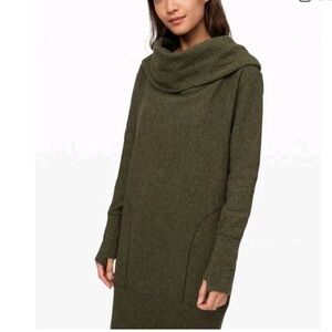 Lululemon Along the Way Cowl Neck Dress